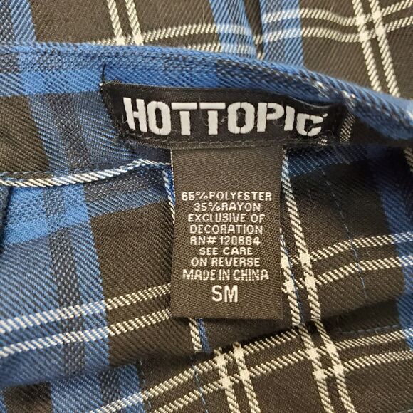 Hot Topic Skirt Womens S Catholic School Girl Rockabilly Goth Pleated Plaid Kilt - Picture 4 of 9